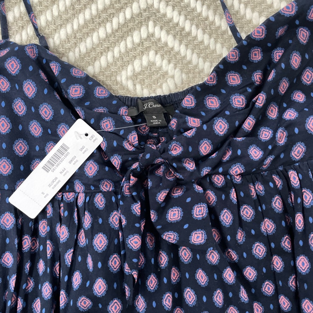 J. Crew Block Print Midi Dress! NWT